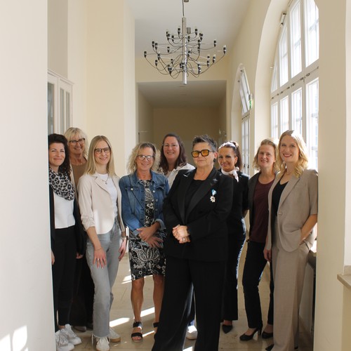 Mitarbeiterinnen aus dem Marsberger LWL-Pflegezentrum.